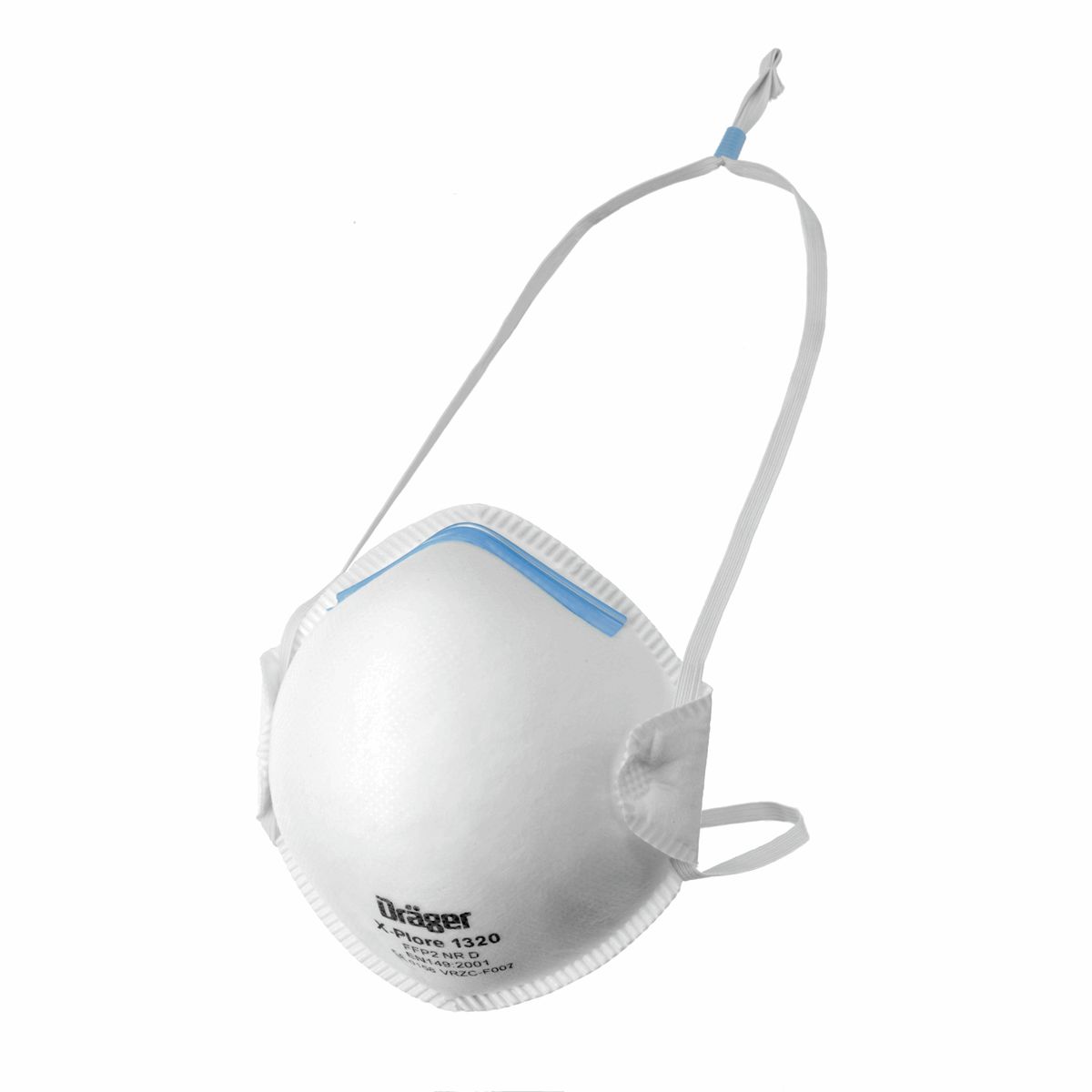 DRAEGER X-plore 1300 Series Disposable Respirator, FFP2, Non-Valved, Moulded
