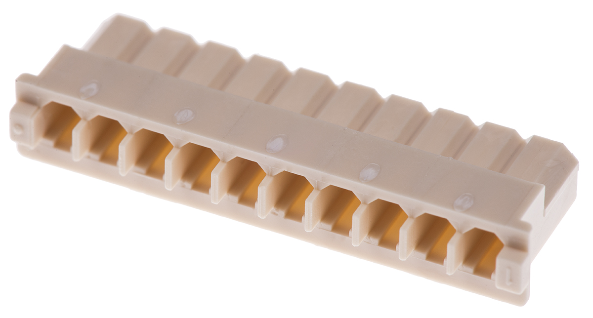 Molex, SPOX Female Connector Housing, 2.5mm Pitch, 10 Way, 1 Row