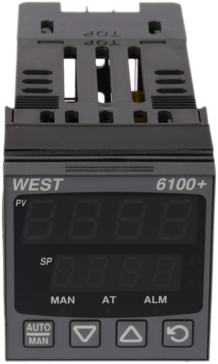 West Instruments P6100 PID Temperature Controller, 48 x 48 (1/16 DIN)mm, 1 Output Linear, 100 V ac, 240 V ac Supply
