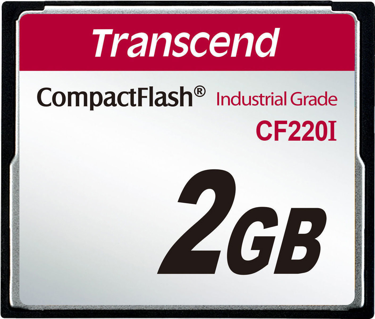 Transcend CF220I CompactFlash Industrial 2 GB SLC Compact Flash Card
