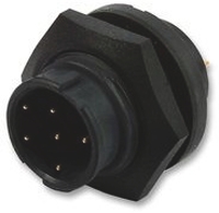 Switchcraft Circular Connector, 6 Contacts, Panel, Standard Connector, Socket, Male, IP68, IP69K, EN3 Series