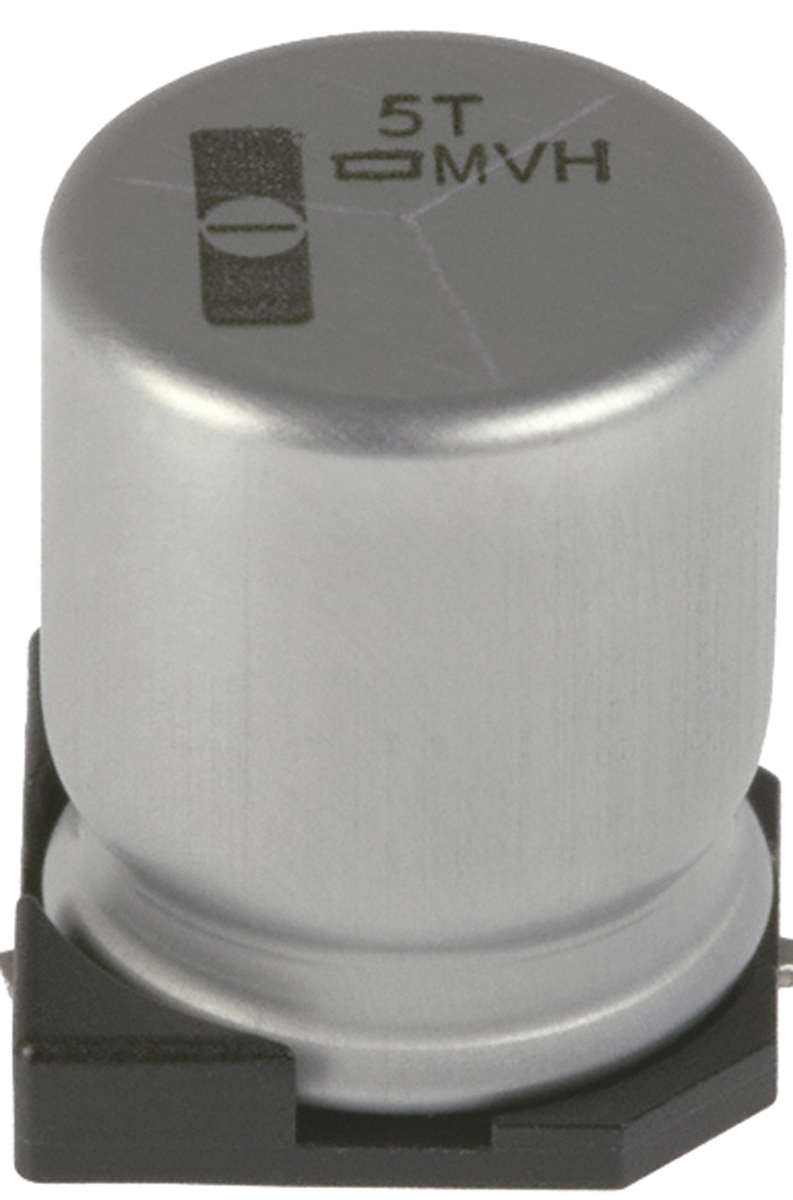 CHEMI-CON 10μF Aluminium Electrolytic Capacitor 50V dc, Surface Mount - EMVH500ARA100MF60G