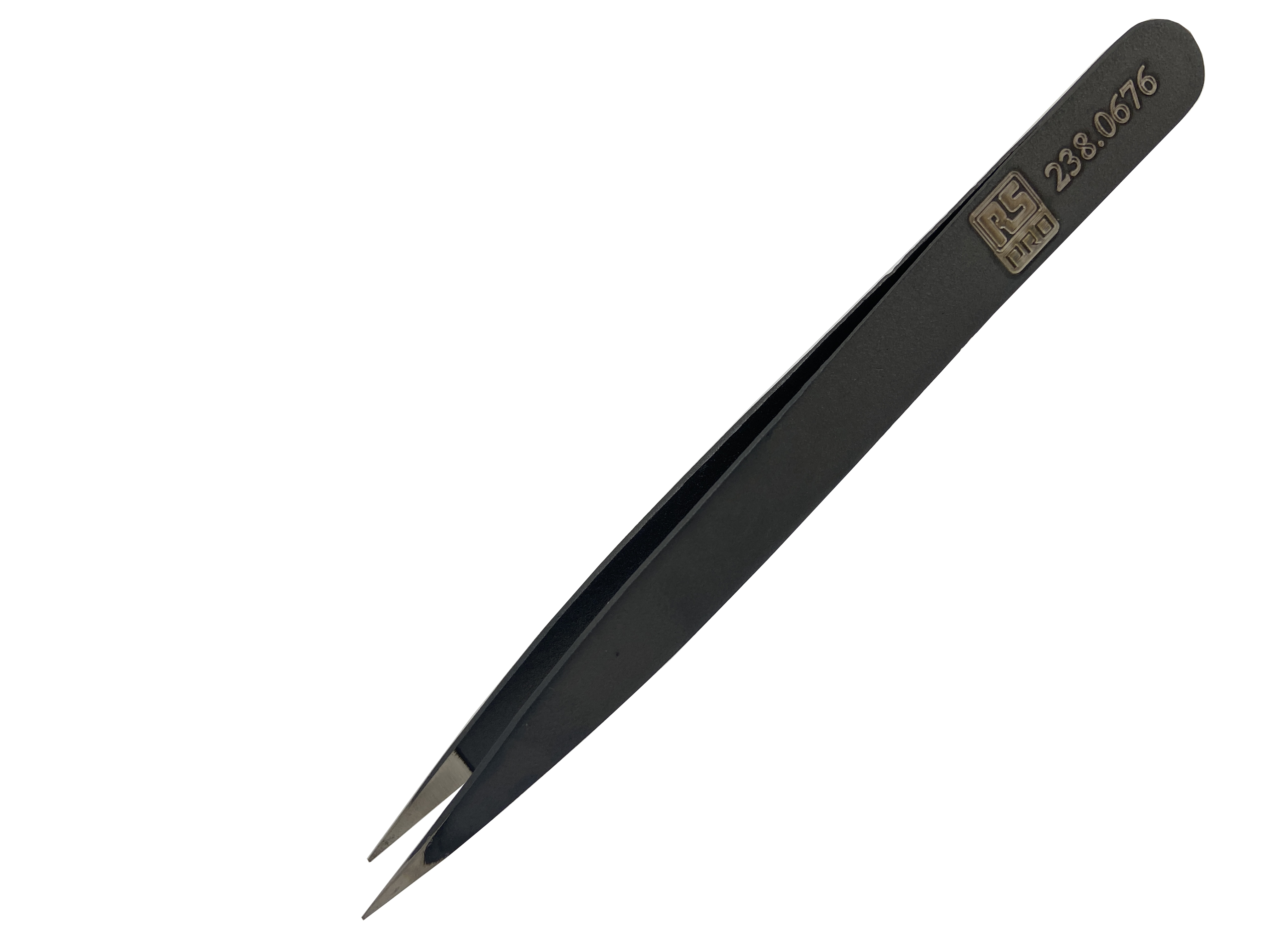 RS PRO 120 mm, Low Carbon Austenitic Steel, Strong Thick, Tweezer