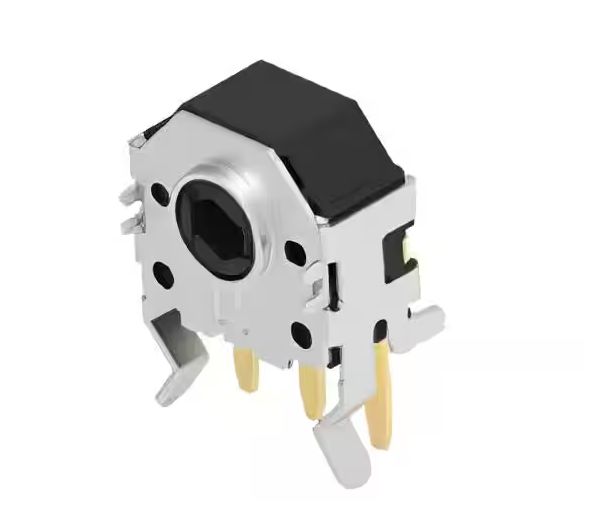 TE Connectivity Black Cap Tactile Switch, SPST 1mA Through Hole