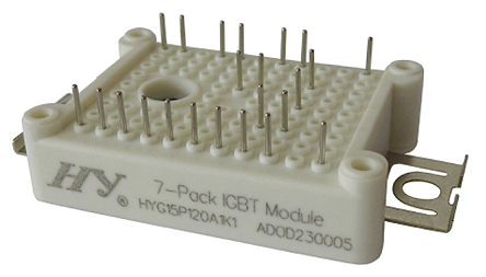 HY Electronic Corp HYG15P120A1K1 3 Phase Bridge IGBT Module, 20 A 1200 V, 22-Pin, Through Hole