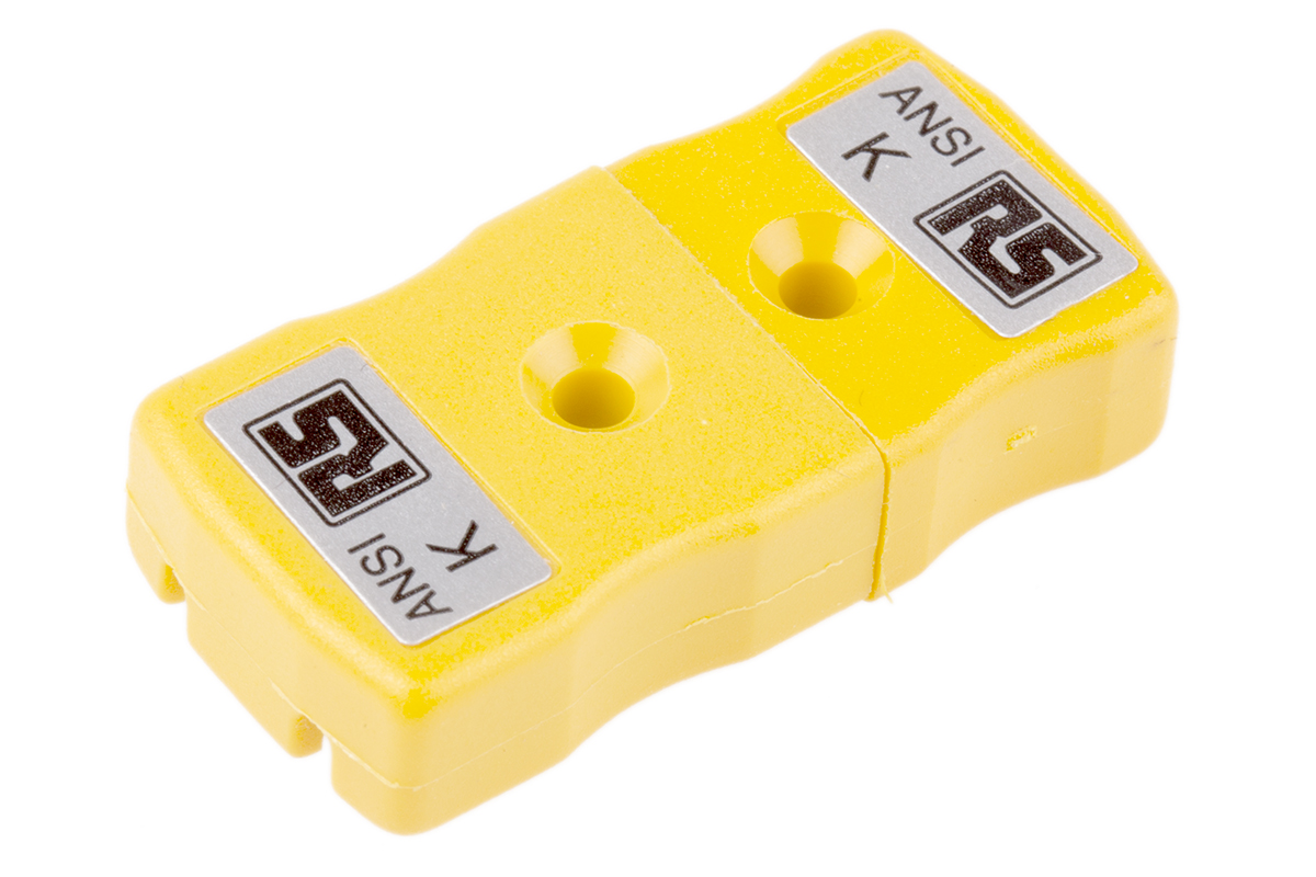 RS PRO Miniature Thermocouple Connector for Use with Type K Thermocouple, 4mm Probe, ANSI, RoHS Compliant Standard