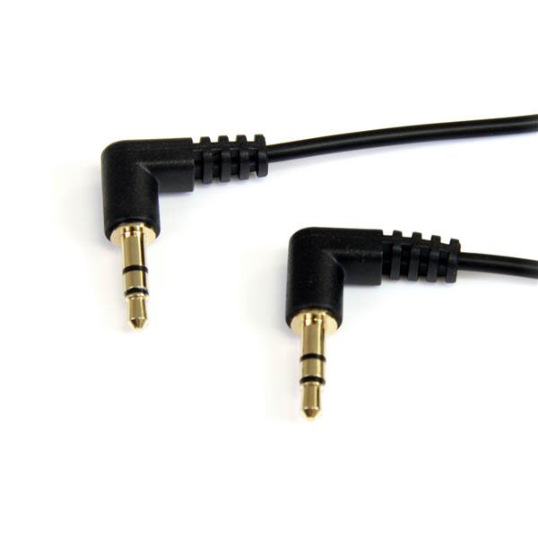 StarTech.com Male 3.5mm Stereo Jack to Male 3.5mm Stereo Jack Aux Cable, Black, 900mm MU3MMS2RA