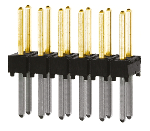 Samtec TSW Series Straight Through Hole Pin Header, 12 Contact(s), 2.54 mm Pitch, 2 Row, Unshrouded