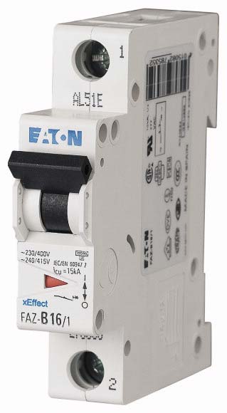Eaton xEffect MCB, 1P, 4A Curve S, 230V AC, 10 kA Breaking Capacity