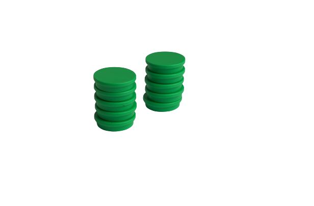 Eclipse Button Magnet 30mm Self-Adhesive Ferrite, 0.5kg Pull