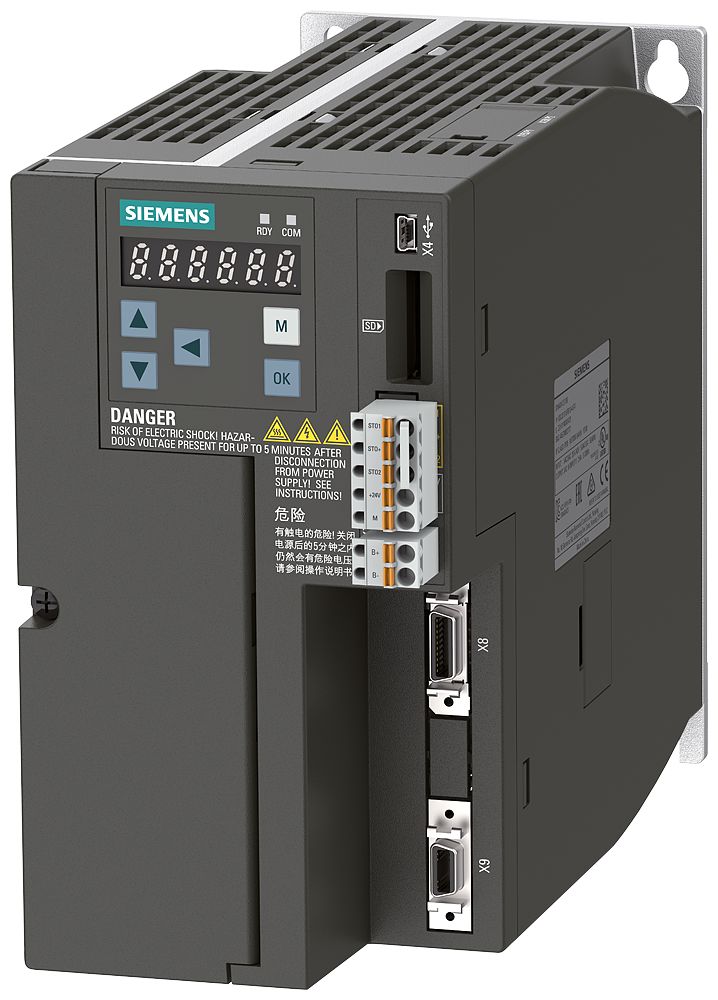 Siemens 2 kW Servo Drive, 380/480 V, 3 Phase, 23.4 A