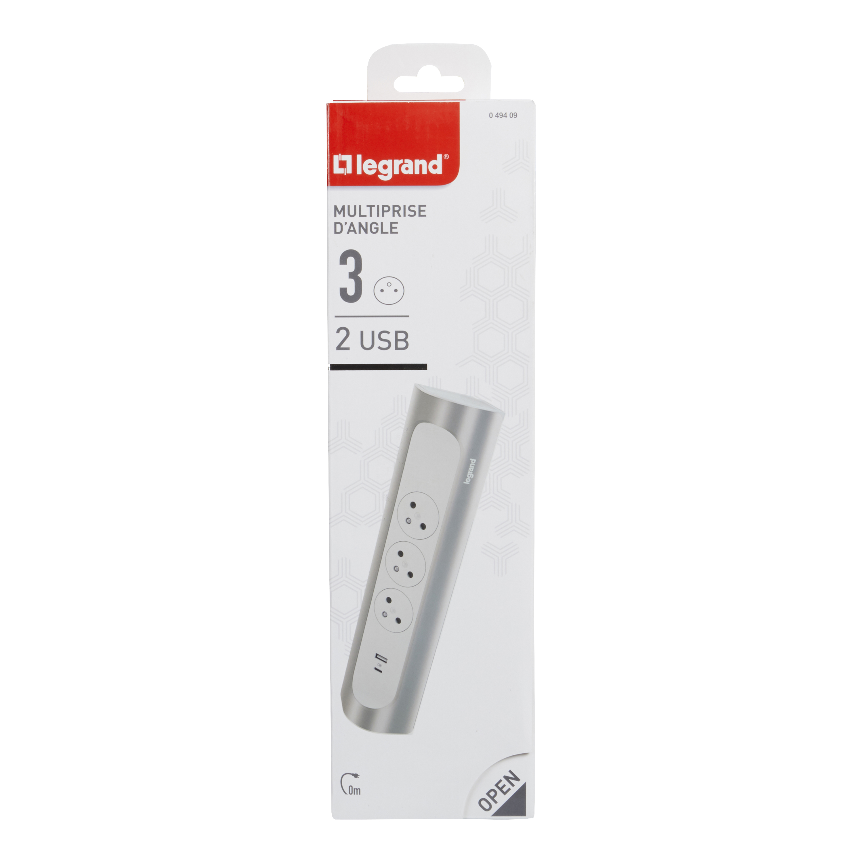 Legrand 3 Socket Type E - French Extension Lead