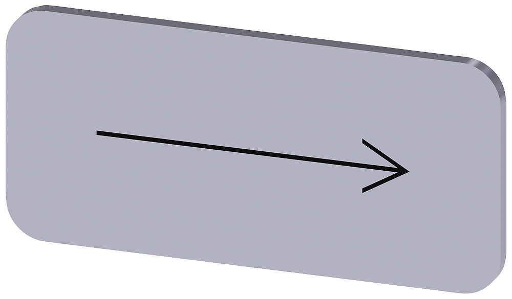 Siemens Labeling plate, Right Arrow