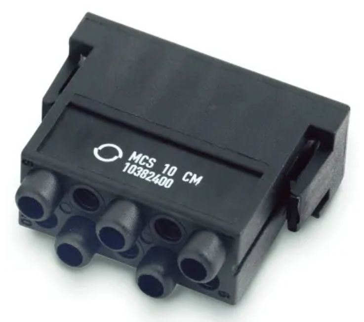 EPIC Heavy Duty Power Connector Module, 10A, Male, H-D 1.6, MCS Series, 10 Contacts