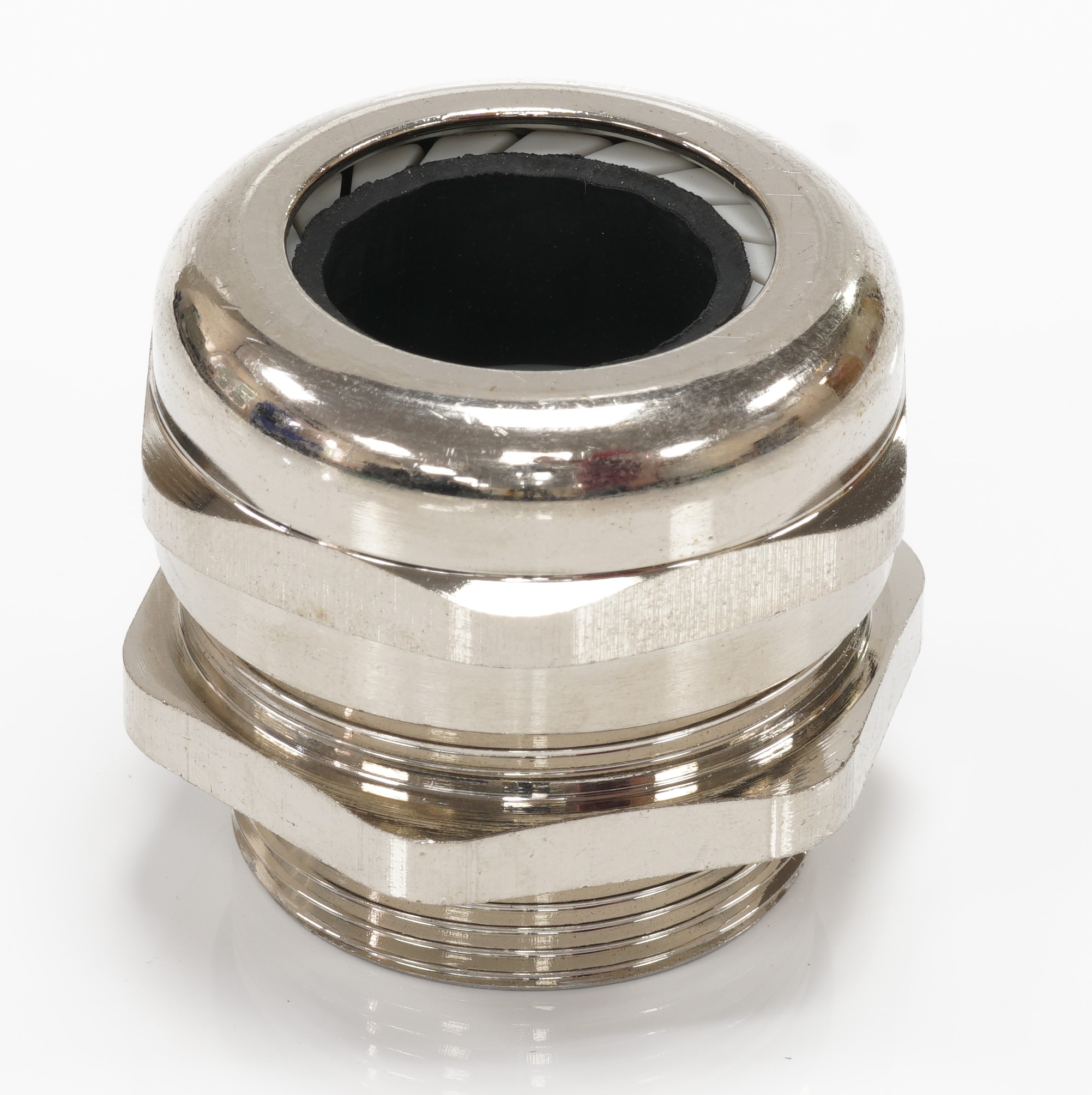 RS PRO Metal Cable Gland Thread Size M32, For Use With Heavy Duty Power Connector
