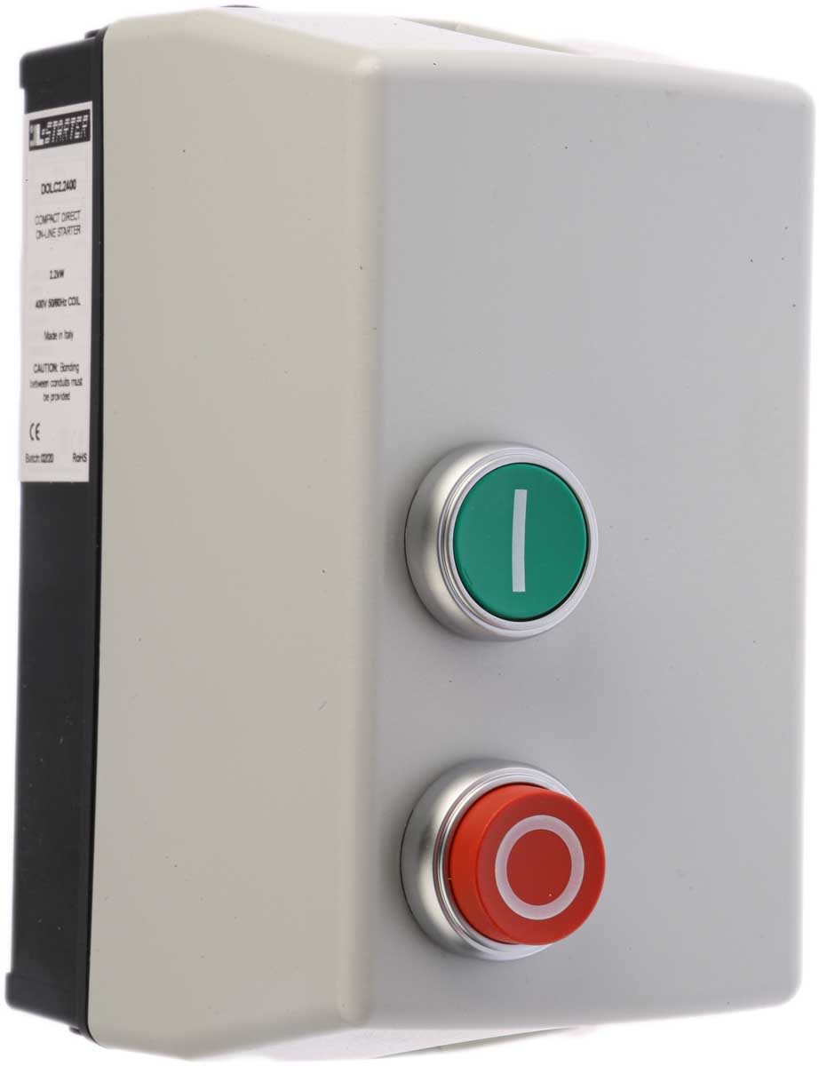 Lovato DOL Starter, DOL, 2.2 kW, 400 V ac, 3 Phase, IP65