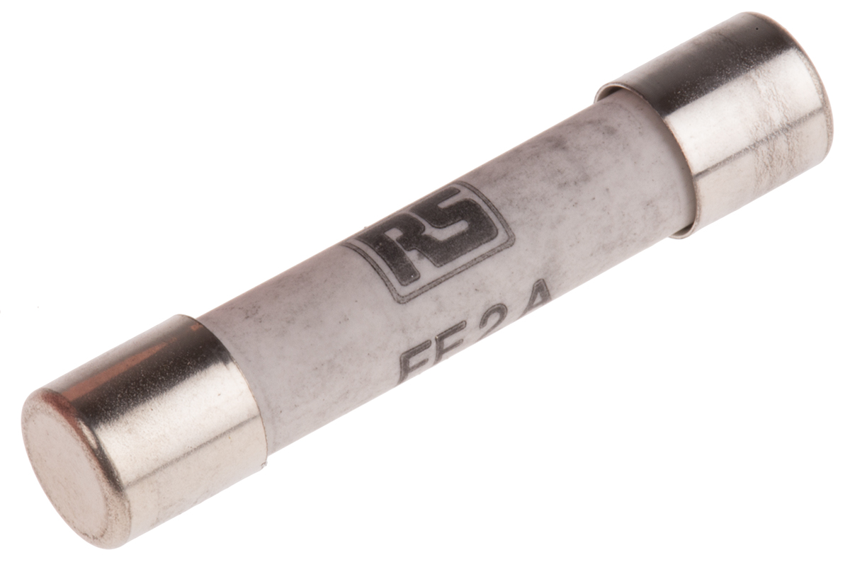 RS PRO 2A FF Ceramic Cartridge Fuse, 6.3 x 32mm