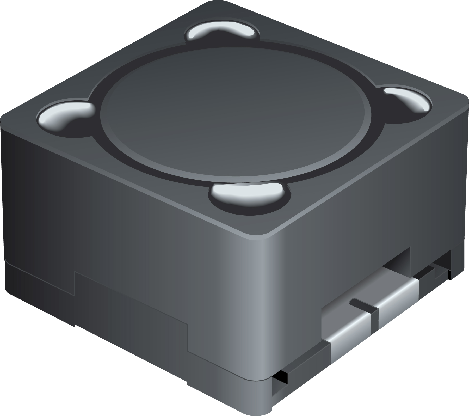 Bourns, SRR1208, 1208 Yes Wirewound Surface Mount Inductor with a Ferrite Core, 6.5 μH Shielded 20 % 6 A Idc Q:25