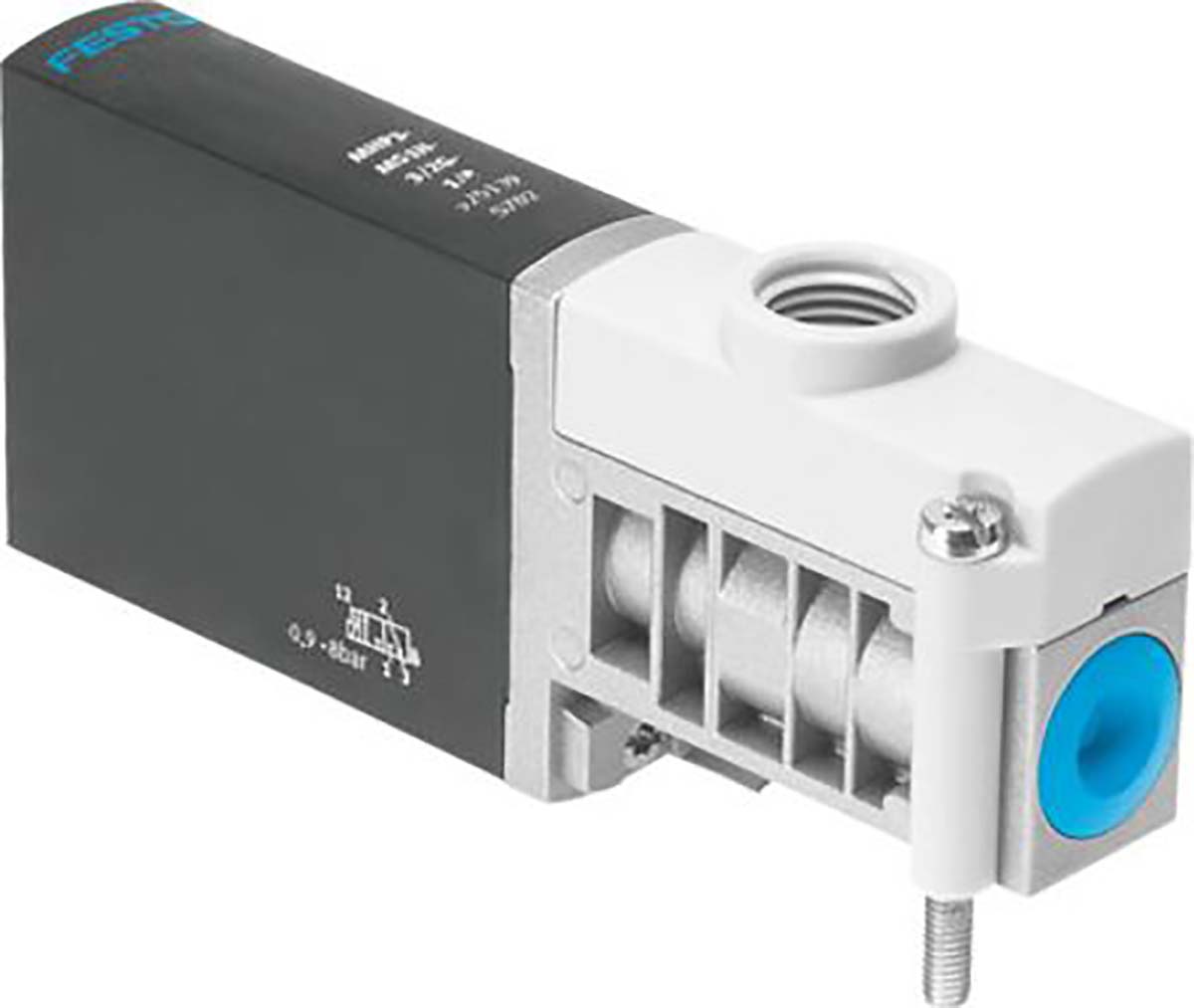 Festo 3/2 Open, Monostable Pneumatic Solenoid/Pilot-Operated Control Valve - Electrical MHP3 Series, 525158