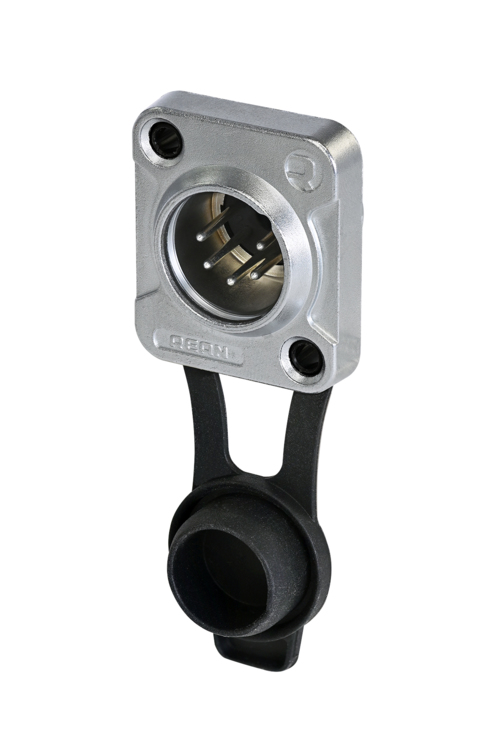 Re-An Products Socket Mount XLR Connector, Male, IP65, 5 Way
