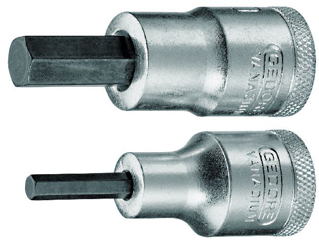 Gedore Hexagon Screwdriver Bit, 14 mm Tip, 1/2 in Drive, Hex Drive, 60 mm Overall