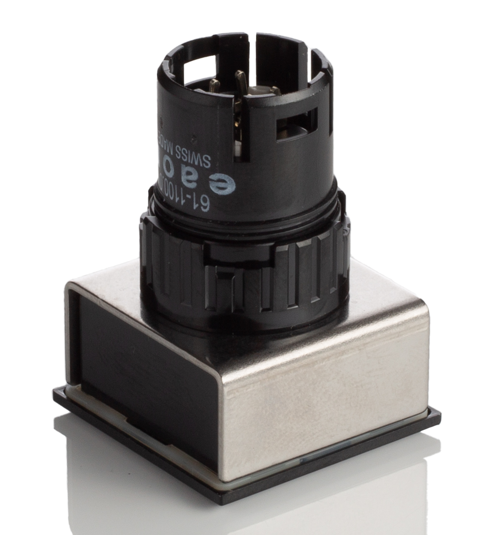 EAO Yellow Momentary Push Button Head, IP65