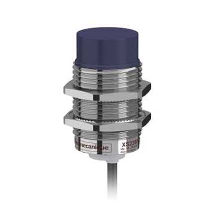 Telemecanique Sensors Inductive Threaded Barrel Proximity Sensor, M30, 15 mm Detection, PNP NC, 12 → 24 V dc