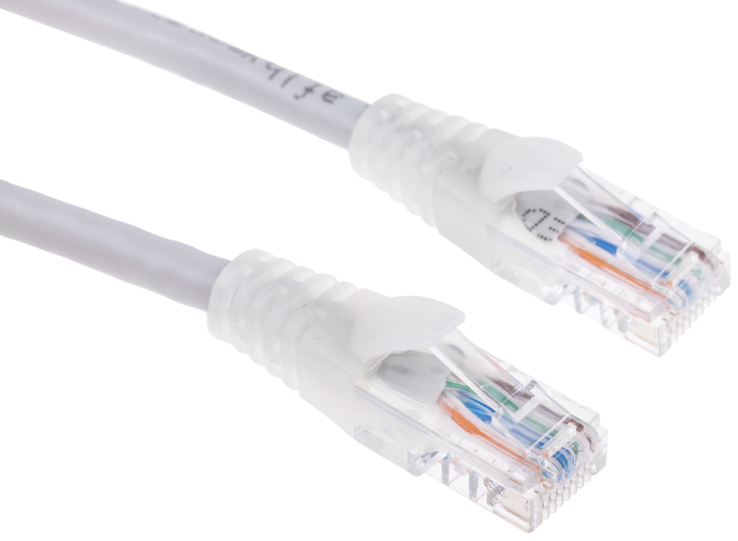 RS PRO, 1m Cat5e, Grey RJ45 to Male RJ45 Male, U/UTP Unshielded, Terminated PVC Sheath