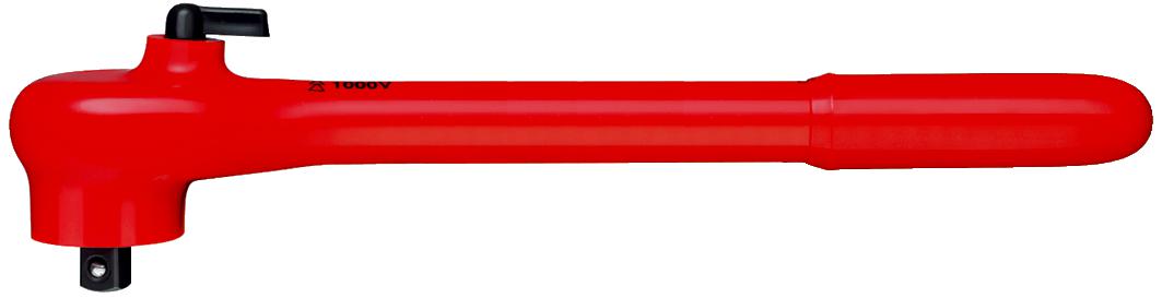 Knipex 1/2 in Square Ratchet with Reversible Ratchet Handle, 265 mm Overall