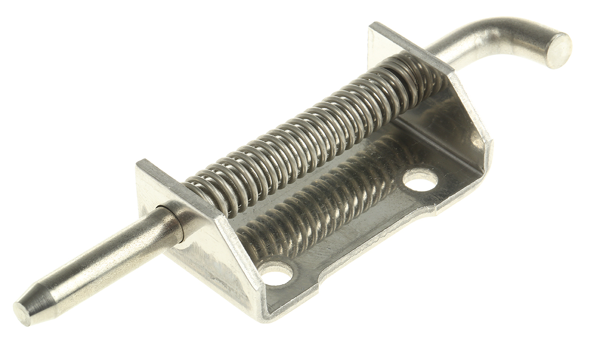 Pinet Stainless Steel Concealed Hinge, Bolt-on Fixing, 82mm x 21mm x 2.8mm