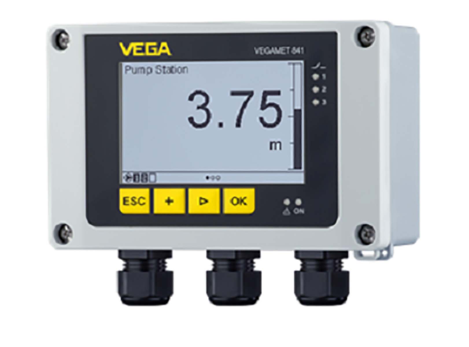 Vega VEGAMET 862 Series Level Controller - Wall Mount, 100 → 230 V 2 Voltage Input Analogue and Relay
