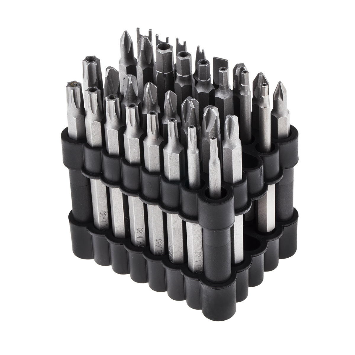 MTI Driver Bit Set 32 Pieces, Hexagon, Phillips, Pozidriv, Slotted, Tightener, Torq Set, Torx-Bo, Tri-Wing