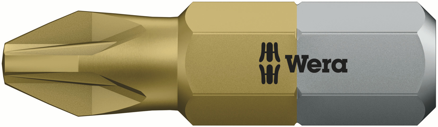 Wera Pozidriv Screwdriver Bit, PZ2 Tip