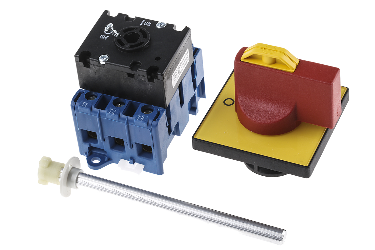 Kraus & Naimer 3P Pole Isolator Switch - 63A Maximum Current, 22kW Power Rating, IP65