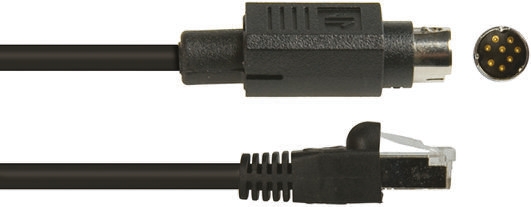 Schneider Electric Cable 2.5m For Use With HMI XBTRT511, PLC DF1 Lead