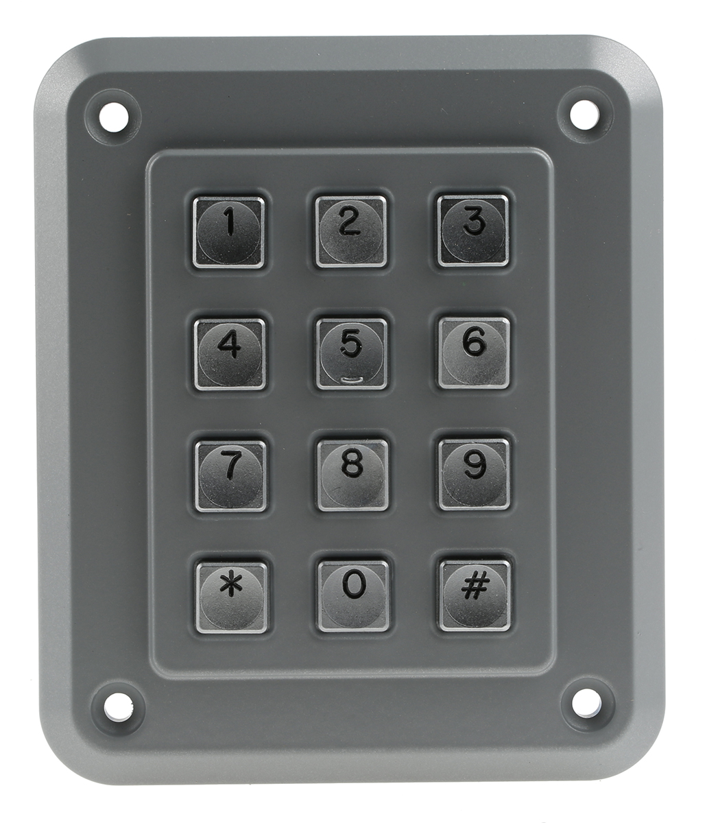 Storm IP65 12 Key Die Cast Zinc Keypad