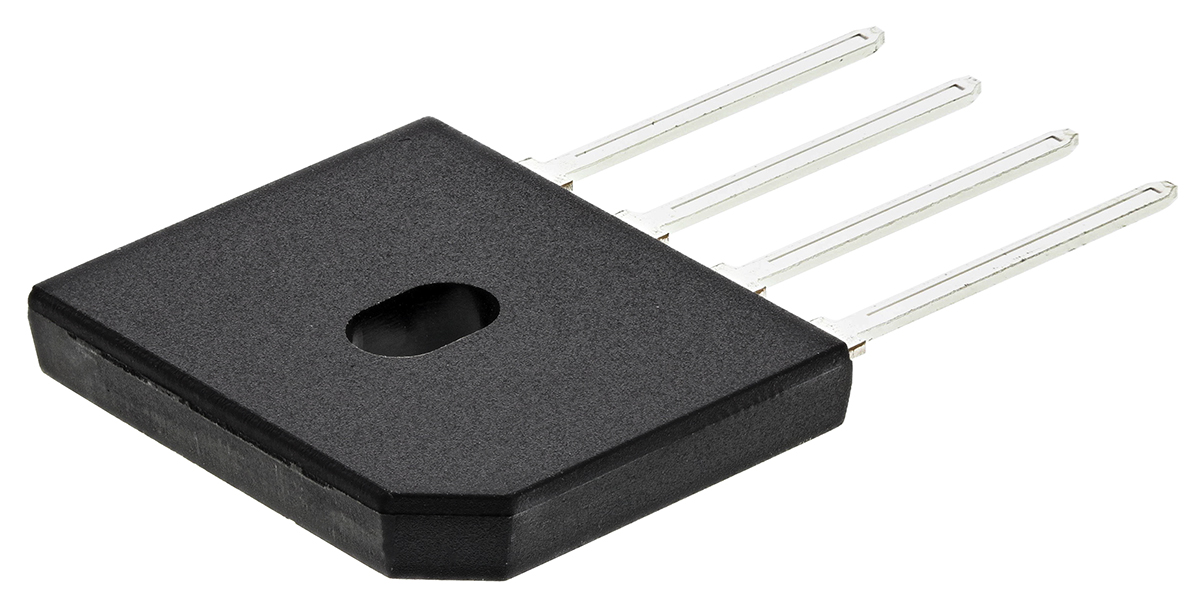 Diodes Inc Bridge Rectifier, 8A, 1000V, 4-Pin