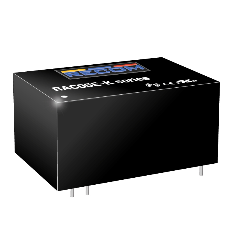 Recom, AC/DC Converter 417 mA, 12 V, 12 V 4-Pin, 1.46 x 0.95 in RAC05E-12SK