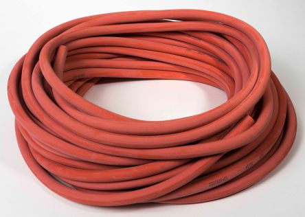 Saint Gobain Versilon™ GSR Natural Rubber, Flexible Tube, 8mm ID, 18mm OD, Red, 25m