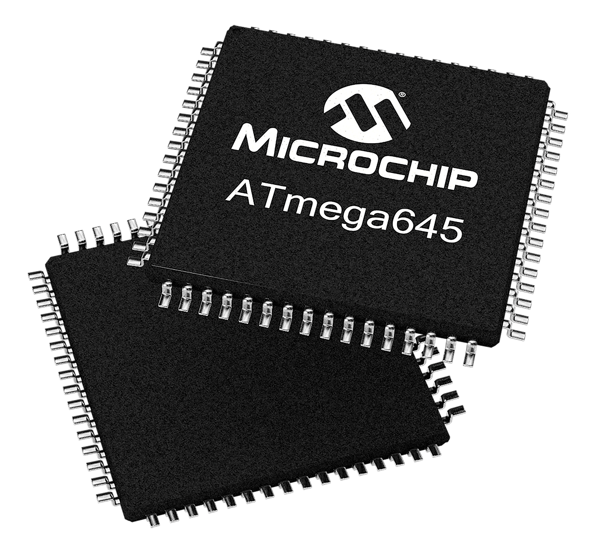 Microchip ATMEGA645-16AU, 8 bit AVR, ATMEGA645 Microcontroller, 16 MHz, 64kB FLASH, 64-Pin TQFP