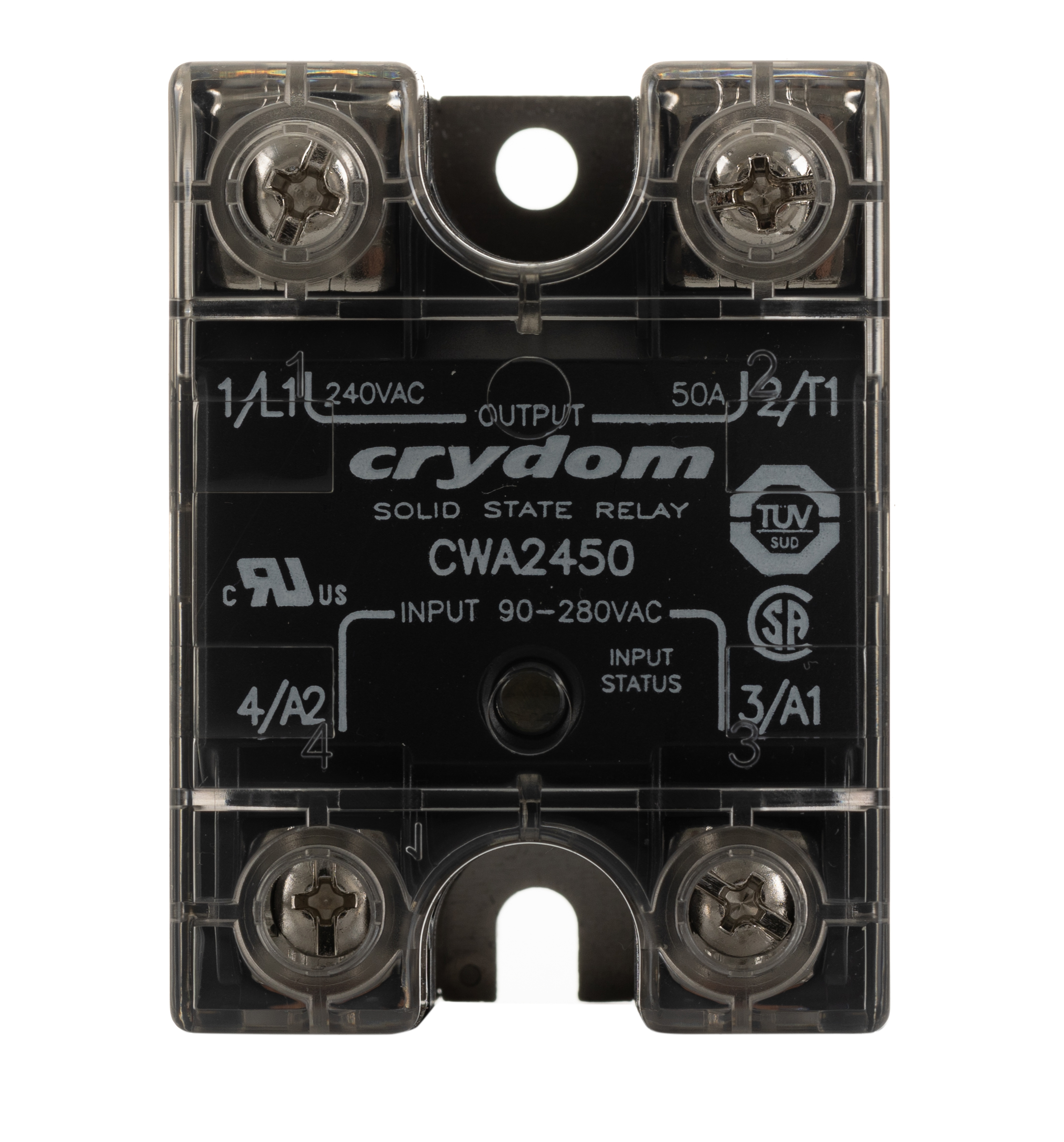 Sensata Crydom CW Series Solid State Relay, 50 A rms Load, Panel Mount, 280 V rms Load, 280 V rms Control