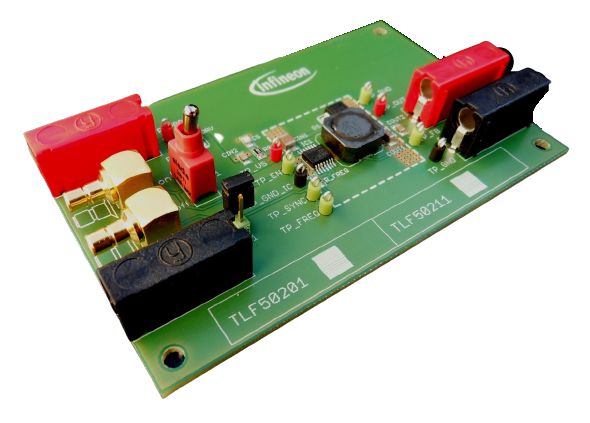 Infineon DEMOBOARD TLF50211EL DC-DC Converter for TLF50201EL for Automotive