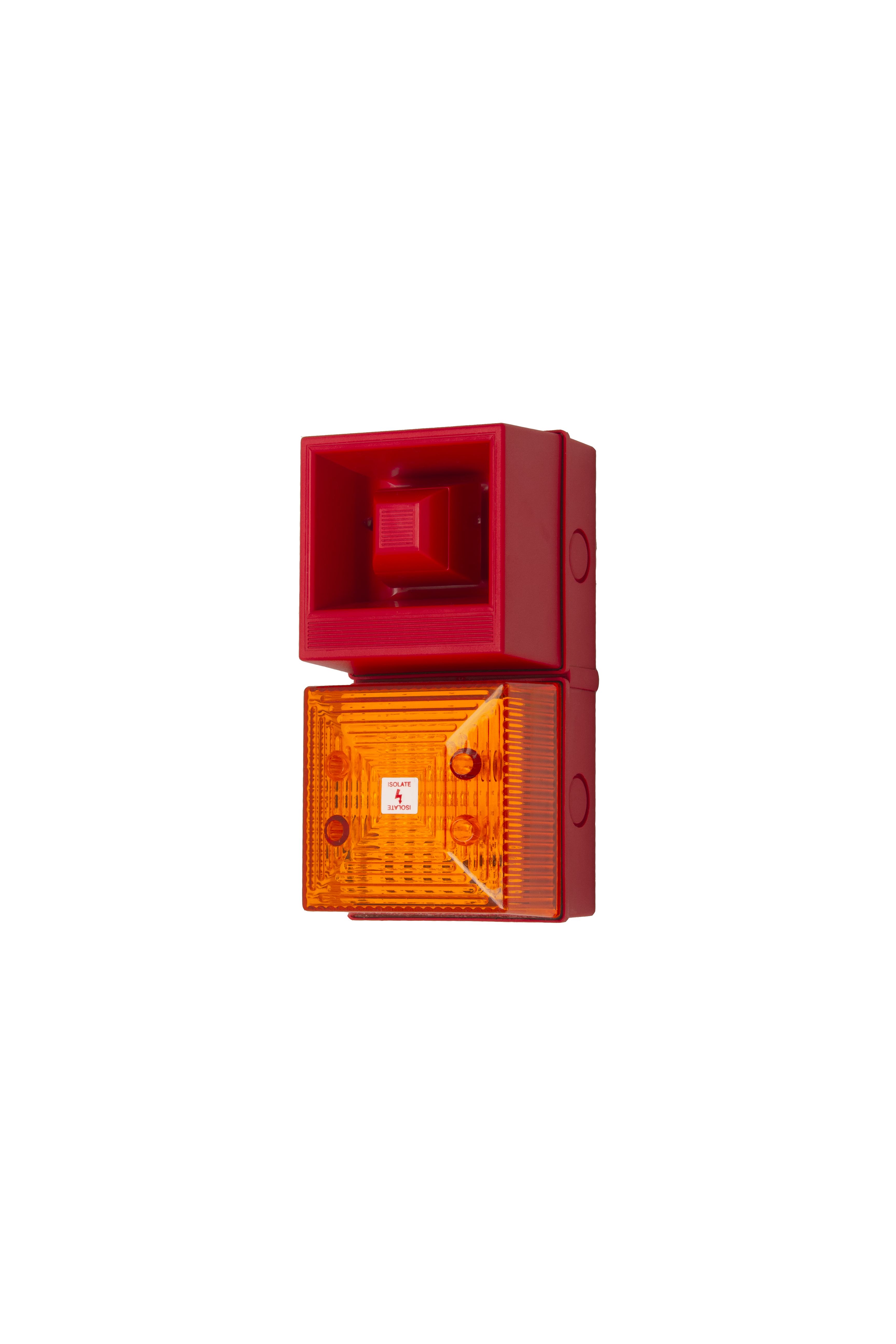 Clifford & Snell YL40 Series Amber Sounder Beacon, 24 V, IP65, Base Mount, 108dB at 1 Metre