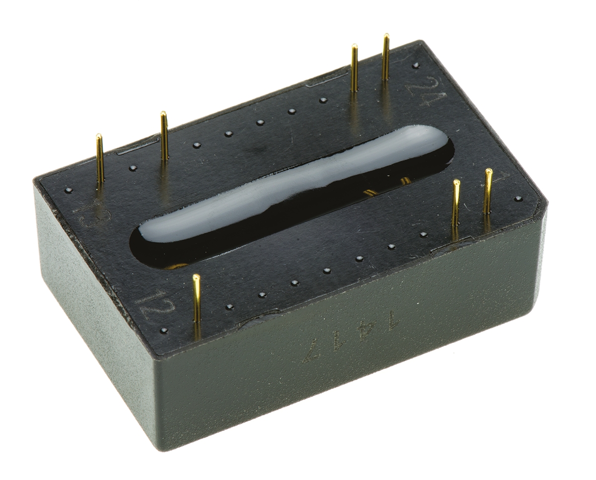 TRACOPOWER TEL 5 DC-DC Converter, 5V dc/ 1A Output, 9 → 18 V dc Input, 5W, Through Hole, +85°C Max Temp -40°C