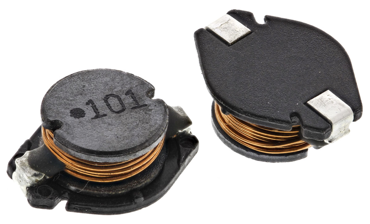Wurth Elektronik, WE-PD4 No Wirewound Surface Mount Inductor with a Ferrite Core, 100 μH Wirewound ±10 % 1.4 A Idc
