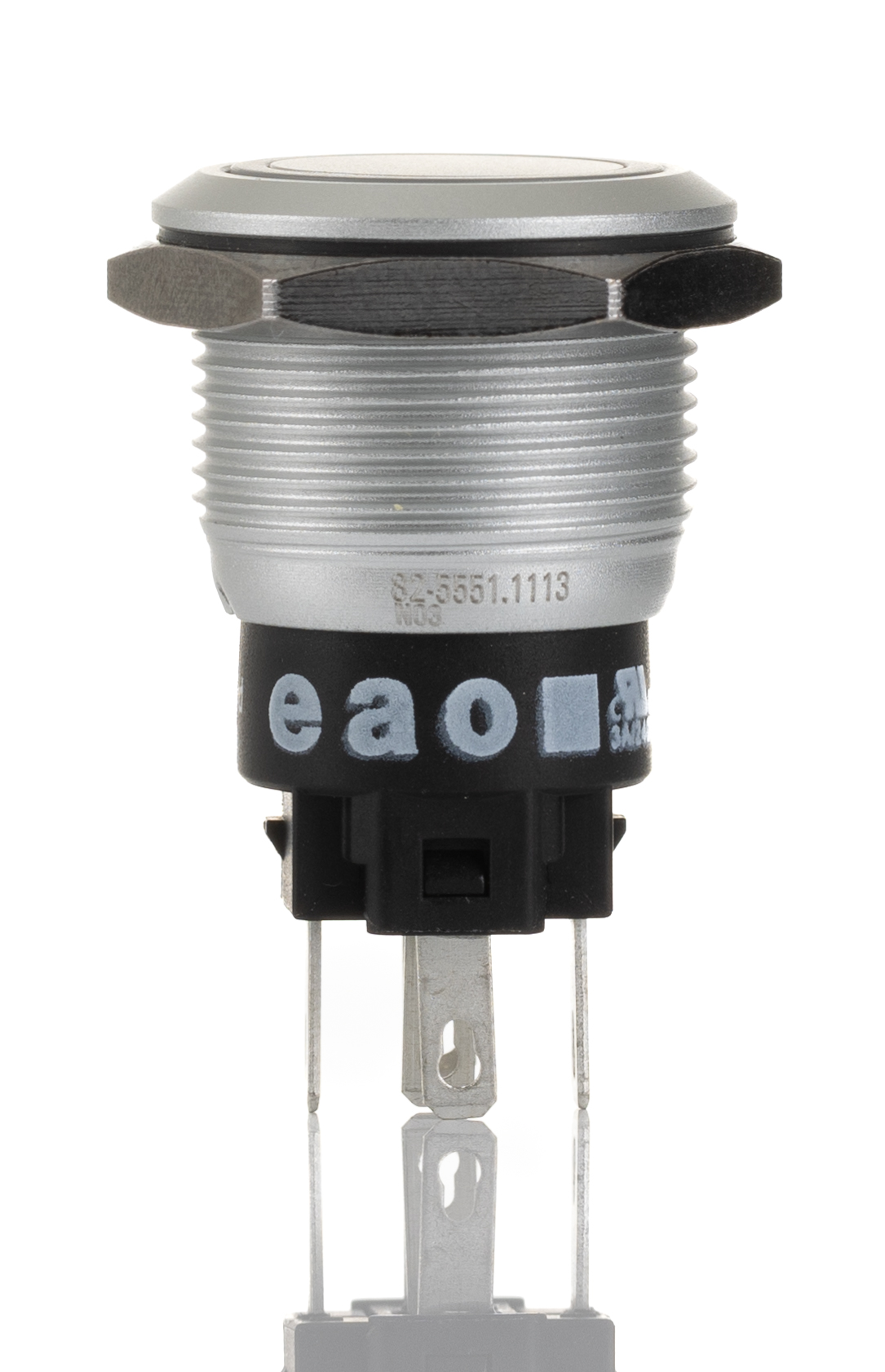 EAO 82 Series Illuminated Push Button Switch, Momentary, Panel Mount, 19mm Cutout, SPDT, Red LED, 240V, IP65, IP67