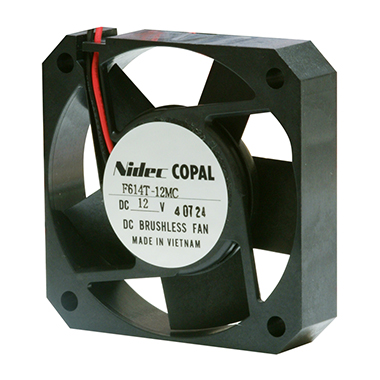 Nidec Components Axial Fan, 5 V dc, DC Operation, 500mW, 100mA Max