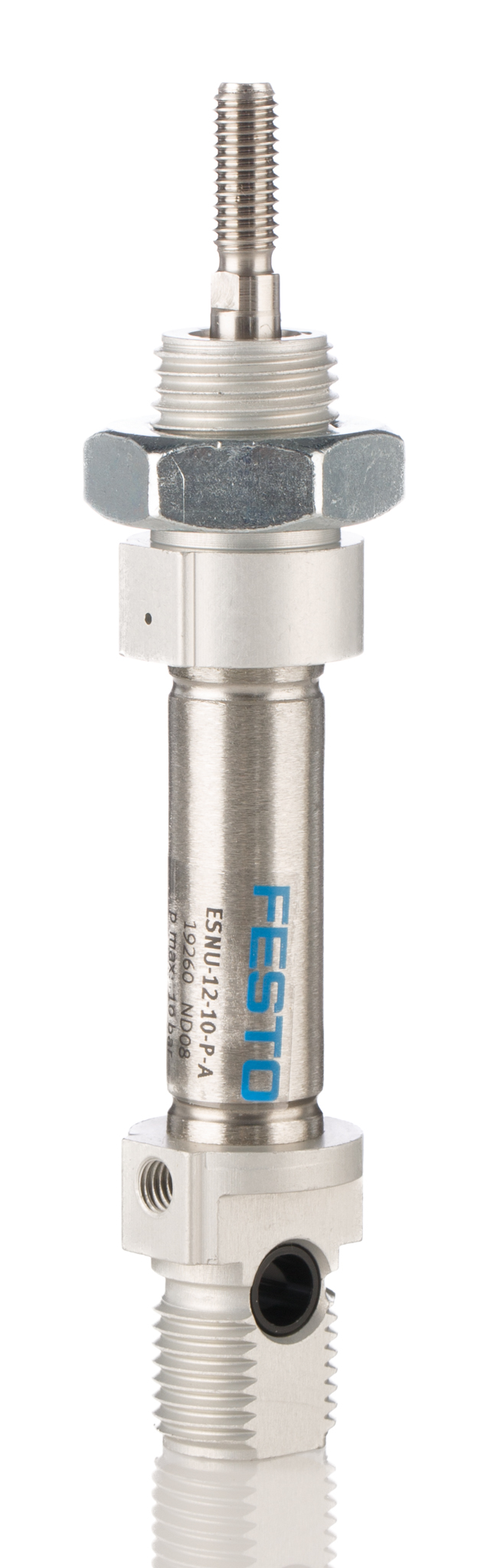 Festo 10 mm ISO Standard Cylinder - 19260 ESNU Series, Single Acting Acting