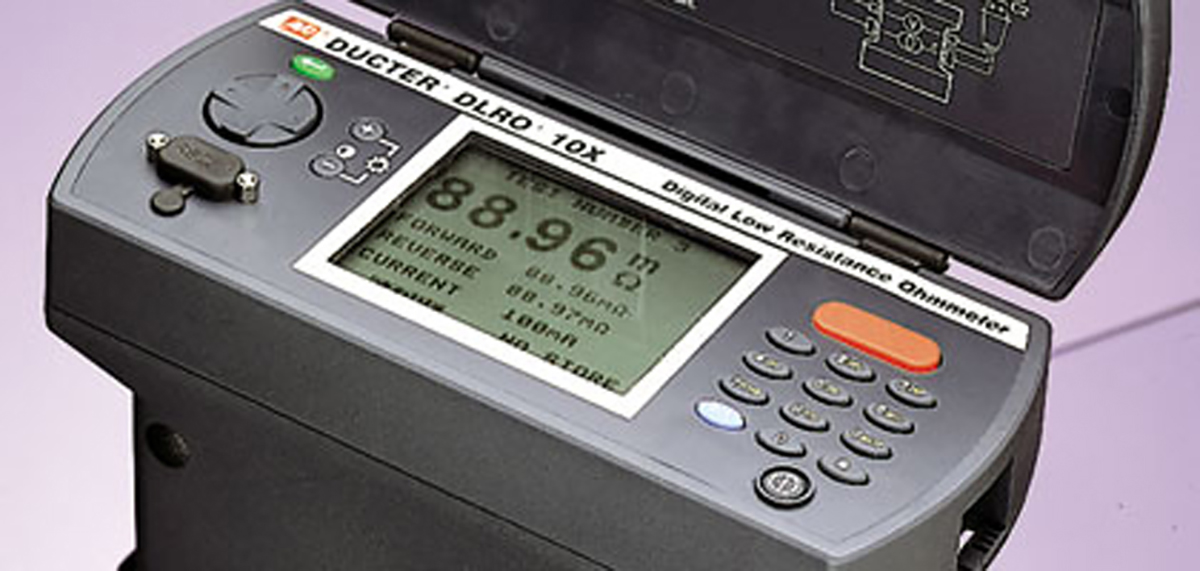 Megger DLR010X Handheld Ohmmeter, 2000 Ω Max, 100nΩ Resolution, Low Resistance - RS Calibrated