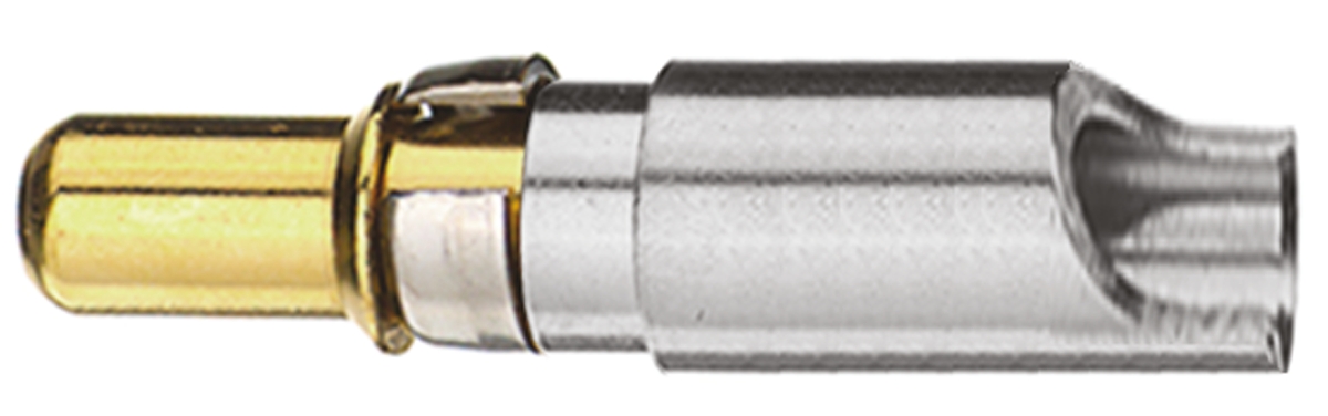 FCT from Molex, FMP Series, Male Solder D-Sub Connector Power Contact, Gold over Nickel Pin, 12 → 8 AWG
